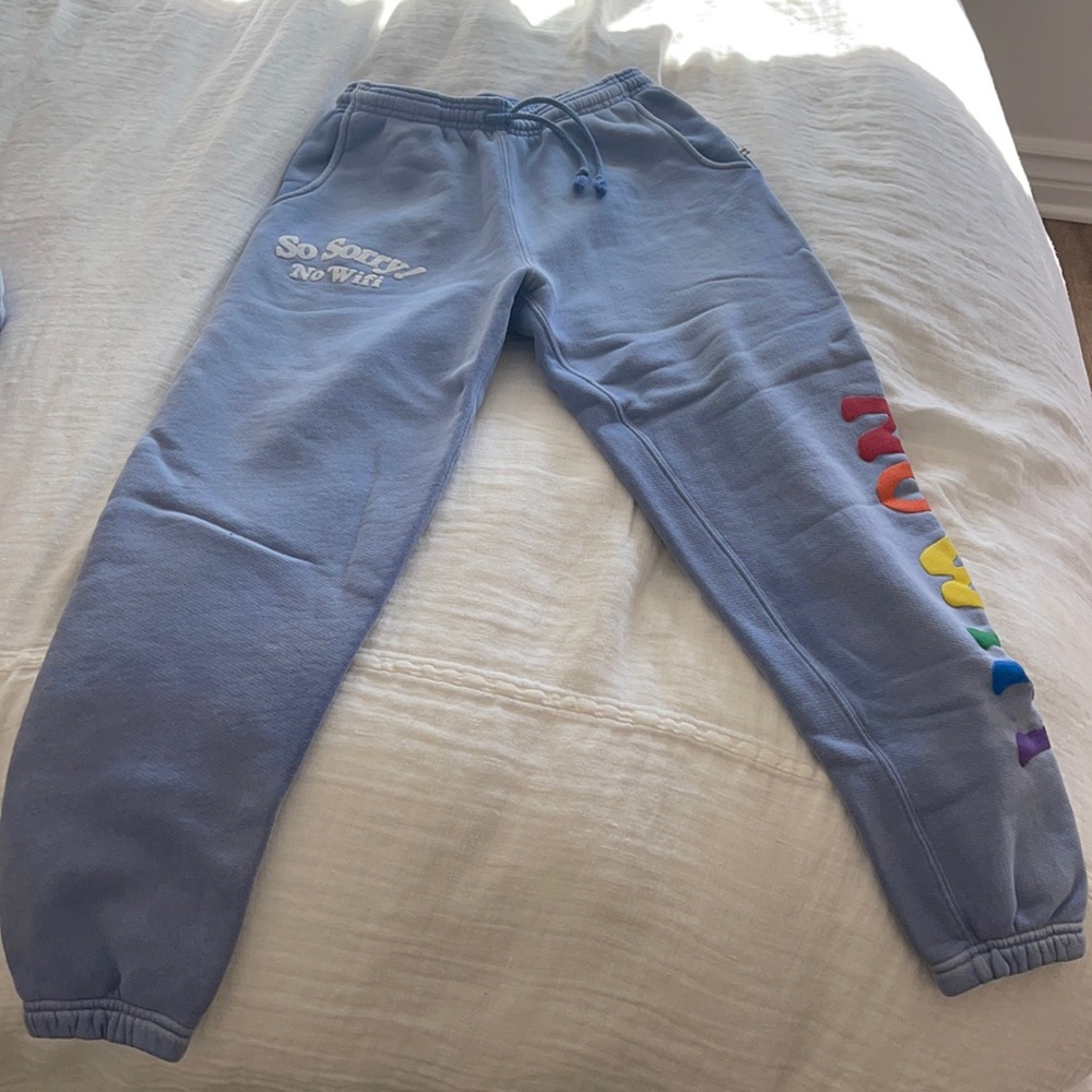 Madhappy so sorry no WiFi sweatpants